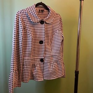 New Directions plus size 1x black/white jacket